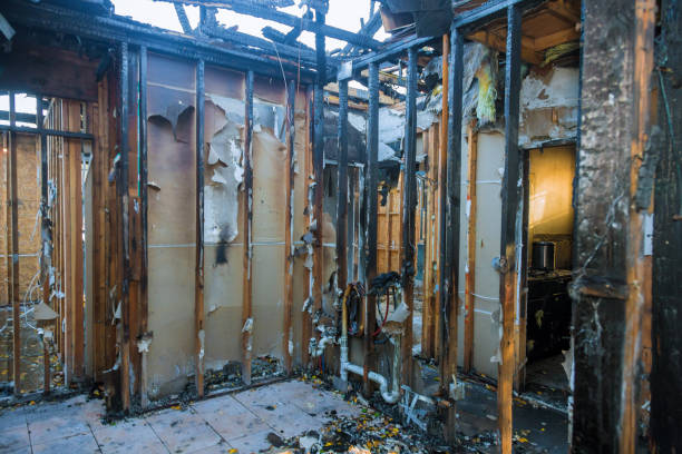 Professional Fire Damage Assessment technician working in Prairieville, LA
